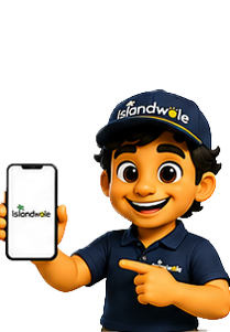 Islandwale support mascot