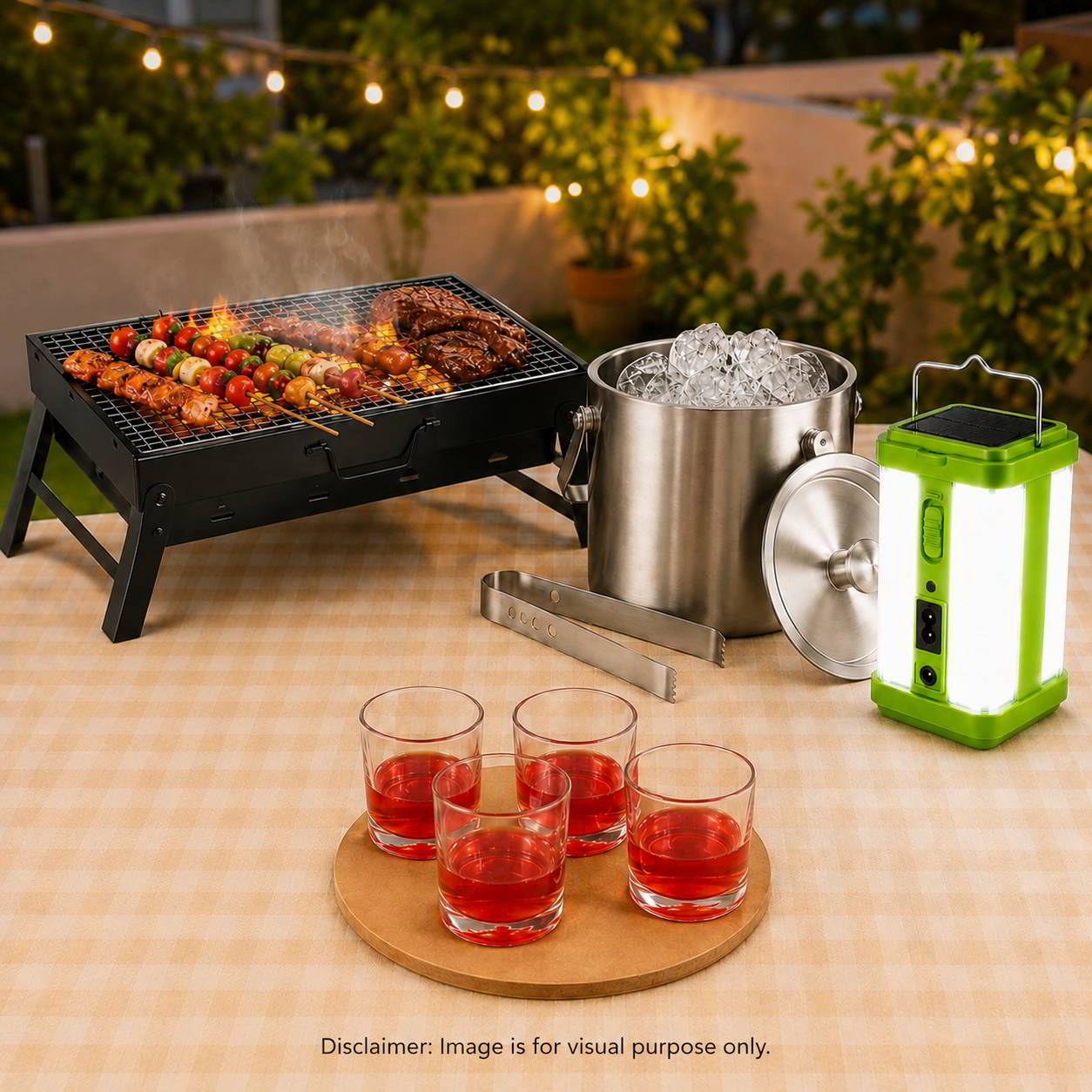 Home Terrace Grill Party for 4