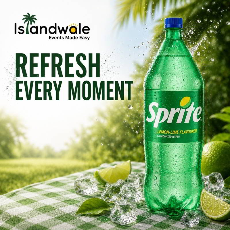 Sprite Soft Drink, 2L Bottle